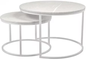 Набор из двух столиков Tango 60X60X42 / 48X48X32 CM
