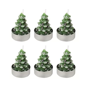Набор декоративных свечей enchanted woods из коллекции new year essential, 6 шт.