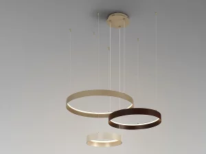Люстра с 3 кольцами Halos 110X90X23 CM