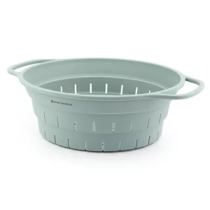 Дуршлаг складной силиконовый smart helper, D25,5 см, шалфей