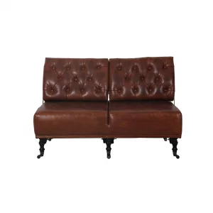 Диван кожаный Vintage cigar 127X75X83 CM