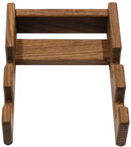 Подставка для 2 разделочных досок дубовая 16X12X4 CM