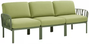 Диван садовый с подушками Komodo 216X78X88 CM