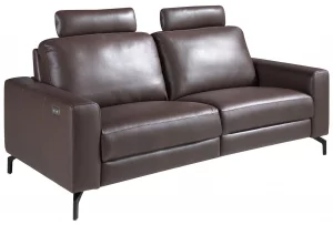 Двухместный кожаный диван-реклайнер Adan 206X98X89 CM