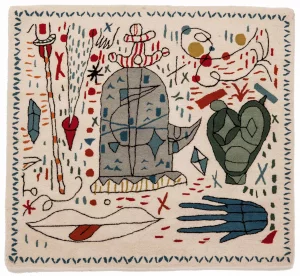 Ковёр из новозеландской шерсти Hayon x Nani 120X130 CM
