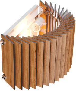 Настенный светильник Rotor 26X14 CM дуб