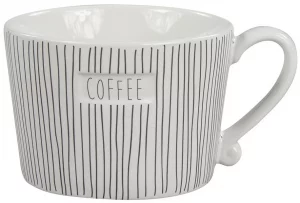 Кружка White Stripes Coffee Black 300 ml