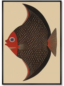 Постер на холсте Angel Fish drawing 75X105 CM