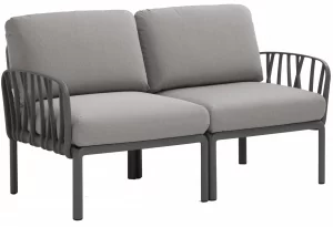 Диван садовый с подушками Komodo 144X78X88 CM