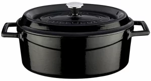Кастрюля овальная чугунная 3.2 L