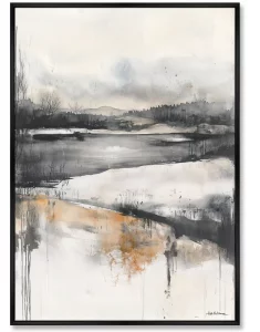 Репродукция картины на холсте Waiting for Spring 75X105 CM