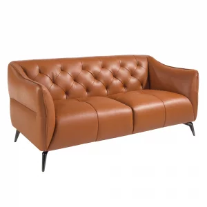 Двухместный диван с кожаной обивкой 171X95X77 CM