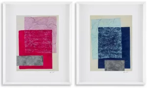 Комплект из двух постеров в раме Paper Colorfields Michael Willett 74X89 / 74X89 CM