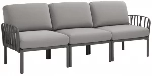 Диван садовый с подушками Komodo 216X78X88 CM