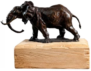 Слон Миниатюра 40X29X28 CM бронза