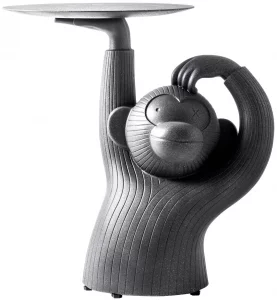 Приставной столик Monkey 60X40X60 CM чёрный