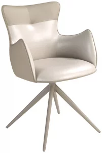 Поворотный стул из экокожи Alfonso 59X63X86 CM