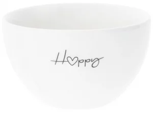 Пиала White Happy Нeart Black Ø12 CM