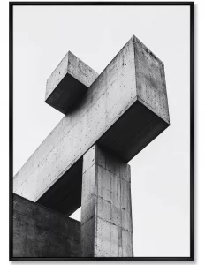 Постер на холсте The Structure of the Forms 75X105 CM