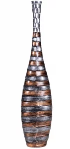 Ваза металлическая STRIPES 18X6X82 CM