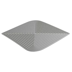 Коврик для сушки посуды dry flex, 34,6х44,6 см, серый