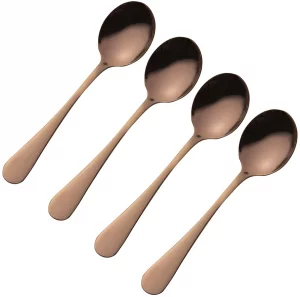 Набор из 4 чайных ложек Select copper