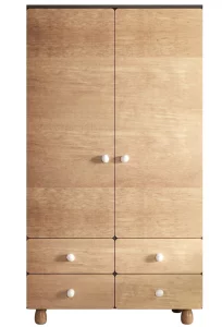 Шкаф двухдверный с ящиками Split 100X55X182 CM