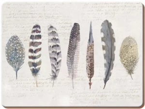 Набор из шести сервировочных ковриков Feathers 30X23 CM