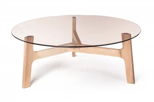 Стол журнальный Вуд Лак 90X35X90 CM
