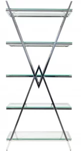 Стеллаж Trin Silver 80X43X180 CM