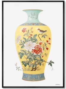 Постер на холсте China porcelain vase 75X105 CM
