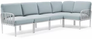 Диван садовый с подушками Komodo 294X154X88 CM