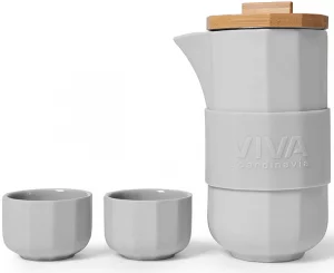 Чайный набор Alexander 500 / 50 ml песочно-серого цвета