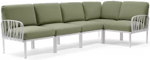 Диван садовый с подушками Komodo 294X154X88 CM