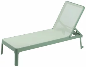Шезлонг-лежак пластиковый Plano 71X211X36 CM