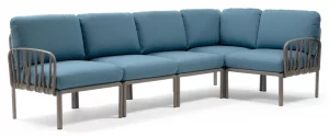 Диван садовый с подушками Komodo 294X154X88 CM