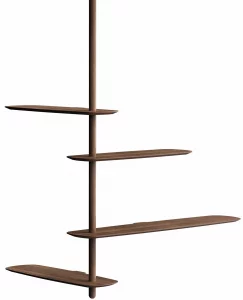 Подвесная угловая полка Unica 82X122X166 CM