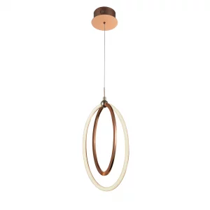 Подвесной светильник Ocellis LED 22Ø розовое золото 21X12X40 CM