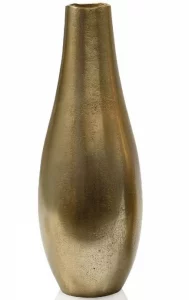 Ваза Antique Matt Gold 12X12X36 CM