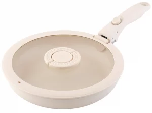 Сковорода с крышкой и съемной ручкой Smart Ceramic Ø24 CM