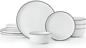 Сервиз обеденный фарфоровый Mikasa Limestone 12 шт