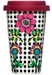 Стакан фарфоровый с крышкой Coffee & More 250 ml