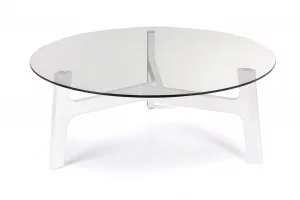 Журнальный стол Вуд Белый 90X35X90 CM