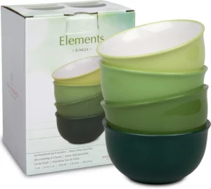 Набор четырёх чаш Elements Jungle Ø14 CM