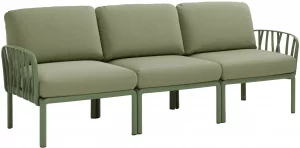 Диван садовый с подушками Komodo 216X78X88 CM