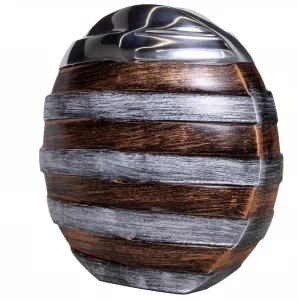Ваза металлическая Stripes 33X5X30CM