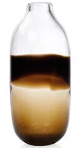 Ваза Twist Brown Glass 15X15X34 CM