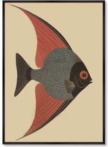 Постер на холсте Angel Fish 75X105 CM