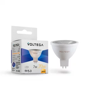 Светодиодная лампа-софит Voltega Simple 7Вт (≈70Вт) 3000K