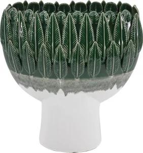 Ваза с фактурными листьями 13X30.5X33.5 CM